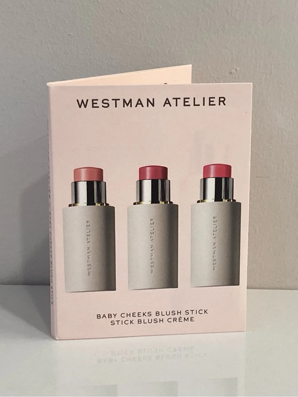3/$30 WESTMAN ATELIER Baby Cheeks Blush Stick Trio Sampler Card New Sealed